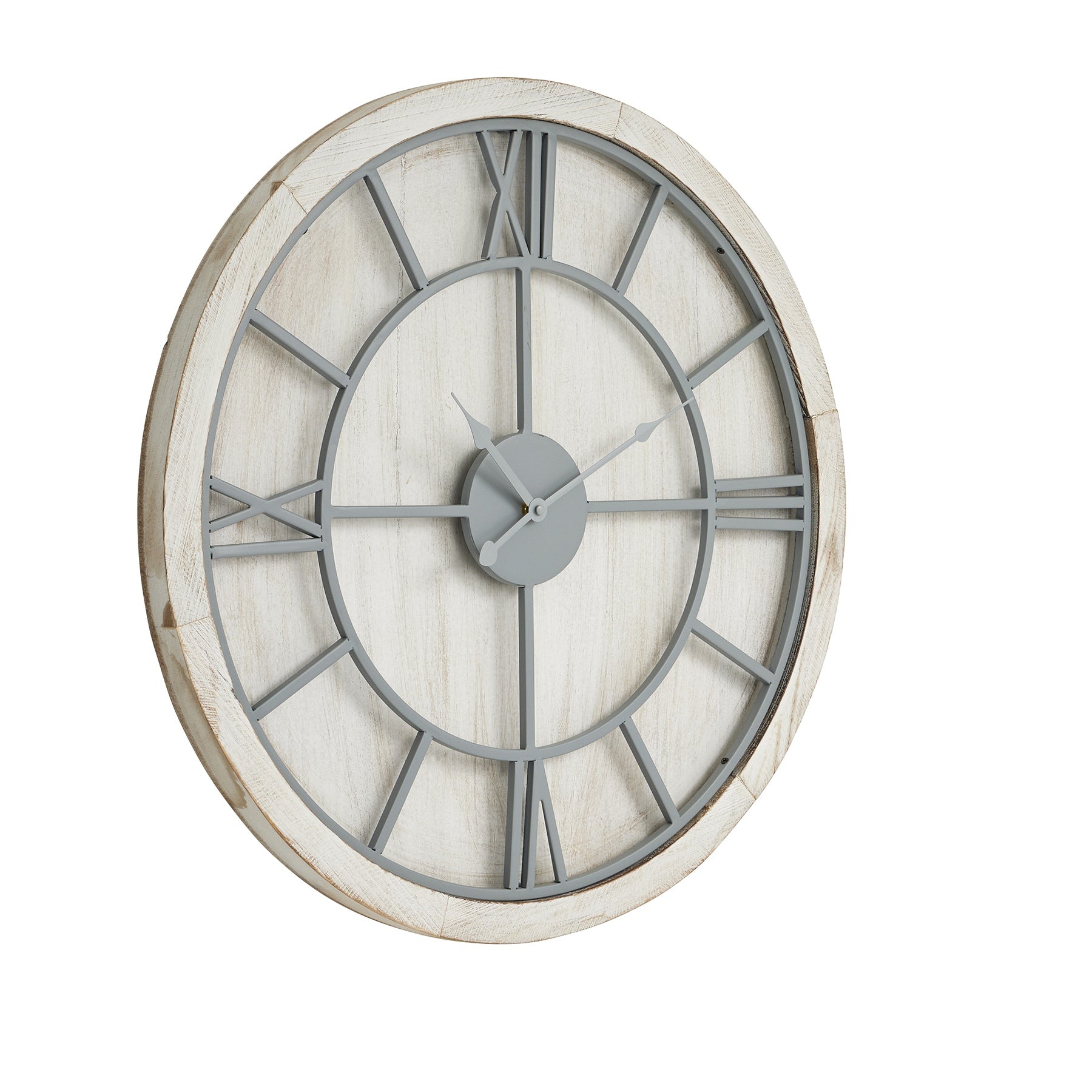 Williston White Wall Clock